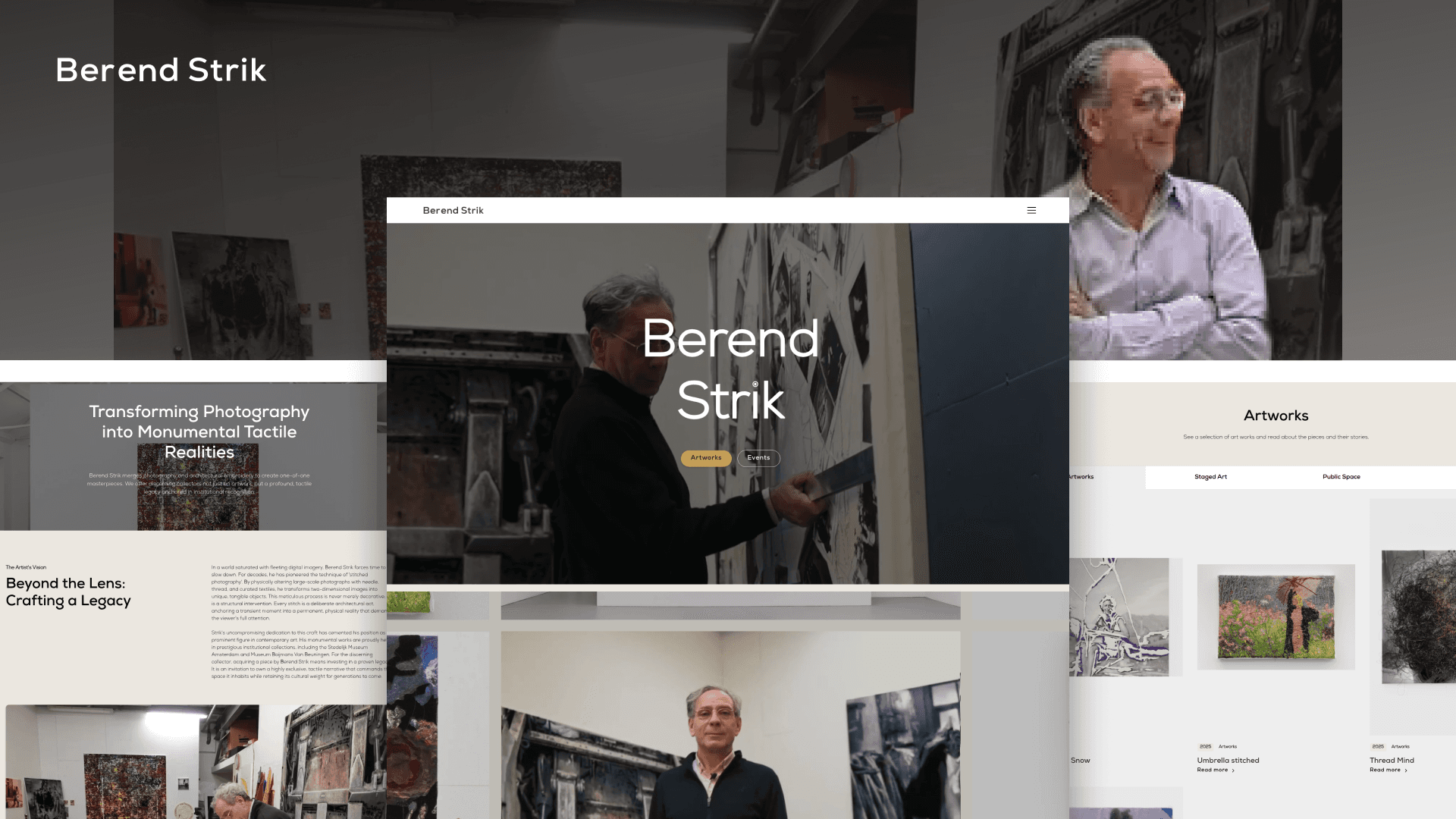 Berend Strik website by Weblyfe